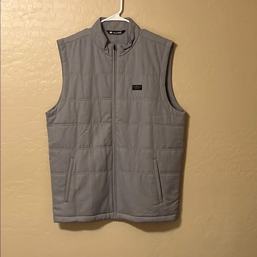 Travis Mathew Men's Light Gray Vest NWOT